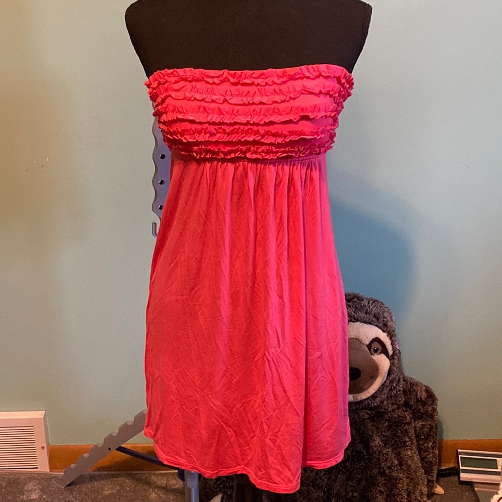 Victoria’s Secret Medium Strapless Dress/Swim Cover Up EUC